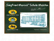 Tablet Screenshot of marcus-schule.malchin.de